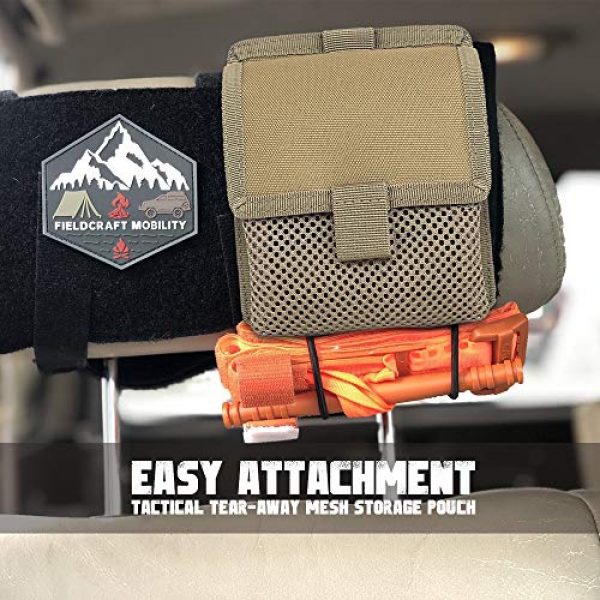 LIVANS Tactical Pouch 2 LIVANS Tactical Mesh Pocket, Molle Mesh Pouch Small Utility Pouch Mag Dump Pouch Storage Pocket Backpack Attachment EDC Pouch Hook-N-Loop Quick Release Design