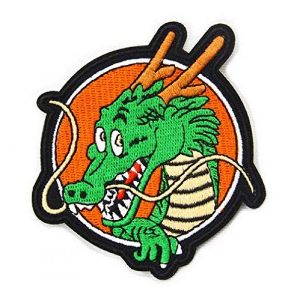 Tactical Embroidery Patch Airsoft Morale Patch 1 Dragon Ball Z Shenron Dragon Tactical Embroidery Patch Hook & Loop Morale Patch Military Patch for Clothing Accessory Backpack Armband