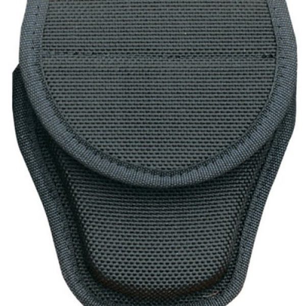 Bianchi AccuMold Tactical Pouch 1 Bianchi Accumold 7300 Covered Black Handcuff Case with Hidden Snap