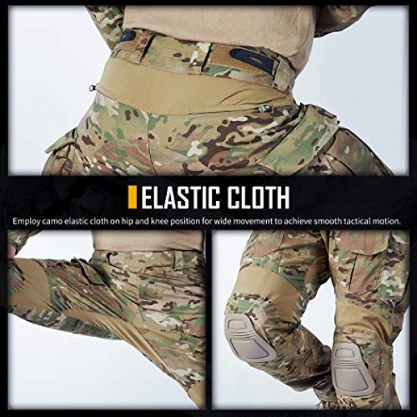 IDOGEAR Tactical Pant 3 IDOGEAR G3 Combat Pants Multicam Men Pants with Knee Pads Airsoft Hunting Military Paintball Tactical Camo Trousers