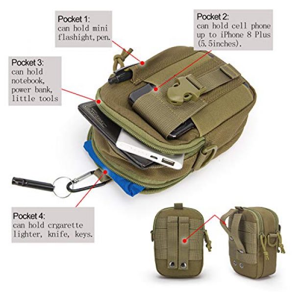 Mardingtop Tactical Pouch 7 Mardingtop Molle Tactical Pouches Water-Resistant EDC Utility Pouch Bags