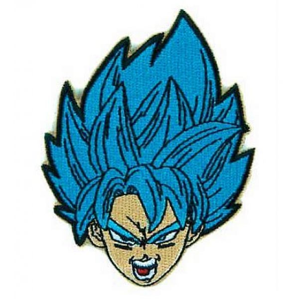 Embroidery Patch Airsoft Morale Patch 1 Dragon Ball Z Goku Super Saiyan Military Hook Loop Tactics Morale Embroidered Patch