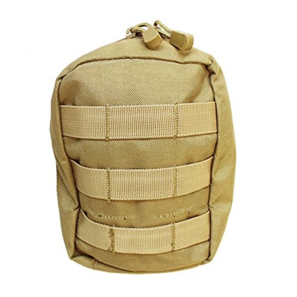 MH GLOBAL Tactical Pouch 1 MOLLE EMT Pouch Tactical Medic First Aid Pouch - TAN