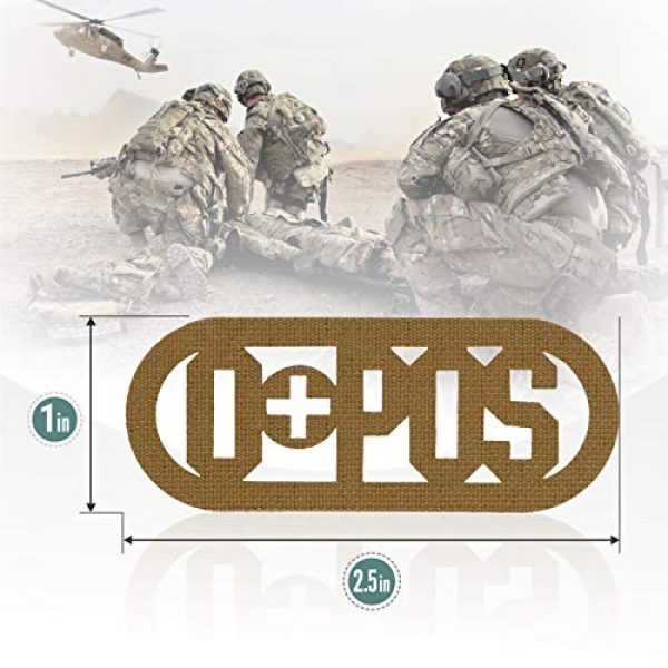 M-Tac Airsoft Morale Patch 4 M-Tac Morale Patch Blood Type Tactical Patches O+POS Set of 2
