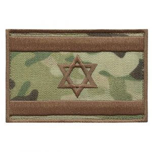 LEGEEON Airsoft Morale Patch 1 LEGEEON Israel Flag IDF Multicam Morale Star David Army Embroidery Hook&Loop Patch