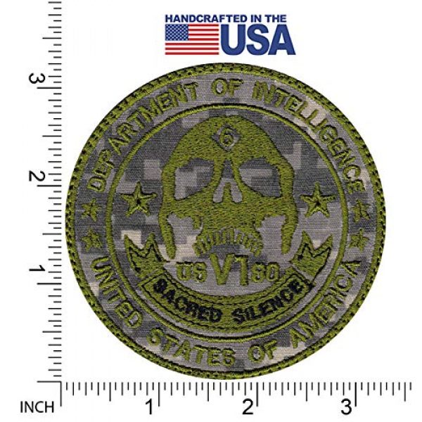 Tactical Patch Works Airsoft Morale Patch 2 Sacred Silence Department Patch