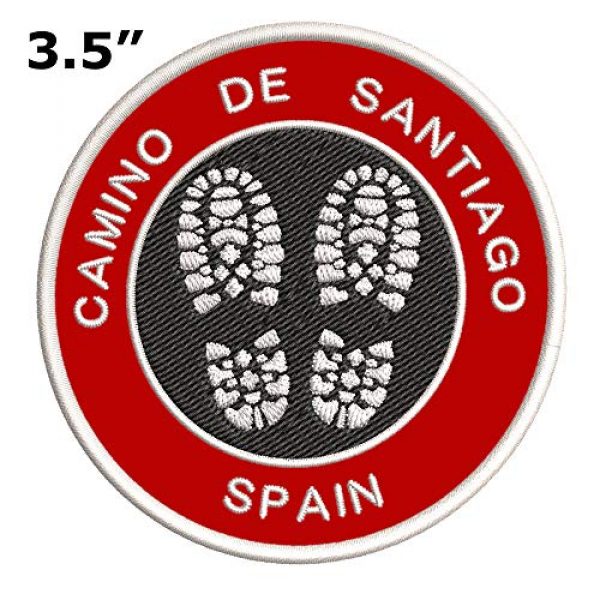 Appalachian Spirit Airsoft Morale Patch 2 Camino de Santiago, Spain Hiking Boot Embroidered Premium Patch DIY Iron-on or Sew-on Decorative Badge Emblem Vacation Souvenir Travel Gear Clothes Appliques