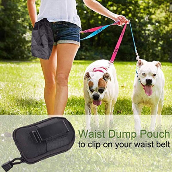 HOANAN Tactical Pouch 6 Hoanan Tactical Molle Roll-up Dump Pouch,Military Drawstring Large Outdoor Water Bottle Pouch Adjustable Belt Utility Fanny Hip Tool Pouch Bag