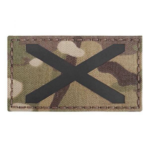 Tactical Freaky Airsoft Morale Patch 5 Multicam Infrared IR Alabama Flag Scotland 3.5x2 IFF Tactical Morale Fastener Patch