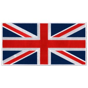Cypress Collectibles Embroidered Patches Airsoft Morale Patch 1 Large British Union Jack Embroidered Patch England Flag UK Great Britain Iron-On