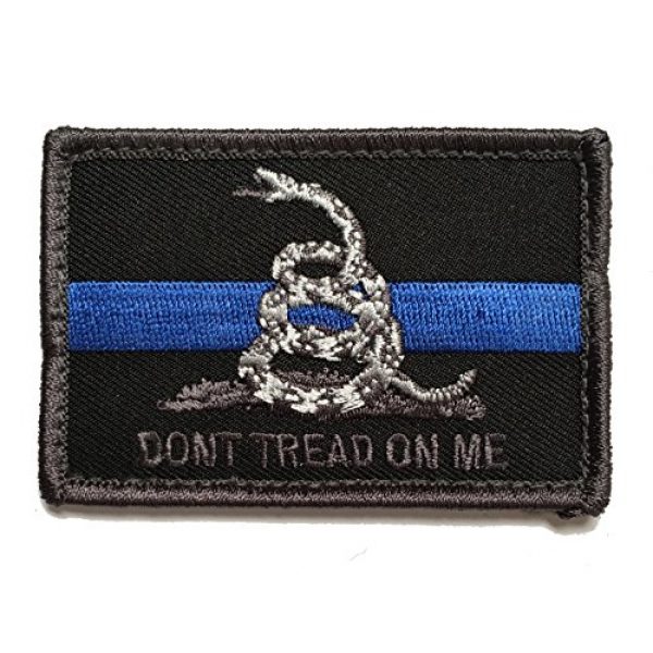 Stevens Tactical Shop Airsoft Morale Patch 1 Subdued Gadsden Thin Blue Line Tactical Morale Patch