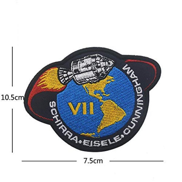 Zhikang68 Airsoft Morale Patch 3 18 PCS NASA Apollo Mission Patch Set 1,7,8,9,10,11,12,13,14,15,16,17,133,134,135 Space Patches 60th Annivers Embroidered Costume Applique Sew On Motorcycle Emblem for Travel Backpack Hats Jackets