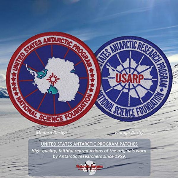 Marathon Studios Airsoft Morale Patch 2 US Antarctic Program (USAP) Patch - 3.5'' Antarctica Morale Patch