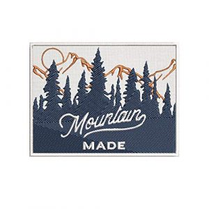 Appalachian Spirit Airsoft Morale Patch 1 Mountain Made Forest Scene Embroidered Premium Patch DIY Iron-on or Sew-on Decorative Badge Emblem Vacation Souvenir Travel Gear Clothes Appliques Wildlife Explore Nature