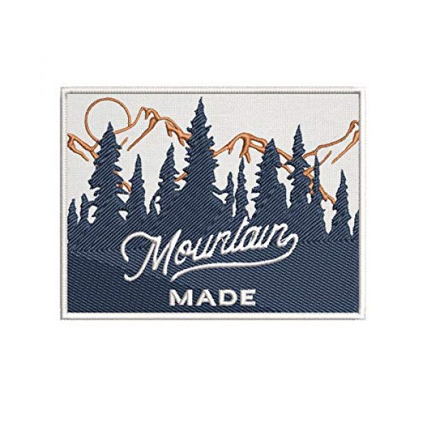 Appalachian Spirit Airsoft Morale Patch 1 Mountain Made Forest Scene Embroidered Premium Patch DIY Iron-on or Sew-on Decorative Badge Emblem Vacation Souvenir Travel Gear Clothes Appliques Wildlife Explore Nature