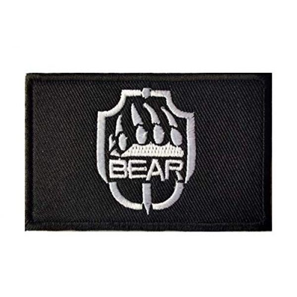 Tactical Embroidery Patch Airsoft Morale Patch 3 Bear/USEC Escape from Tarkov Tactical Embroidery Patch Hook & Loop Morale Patch Military Patch for Clothing Accessory Backpack Armband (4pcs)