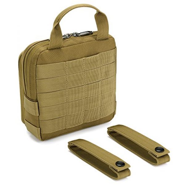 Barbarians Tactical Pouch 5 Barbarians Tactical Admin Pouch, MOLLE Military Tool Map Bag Organizer