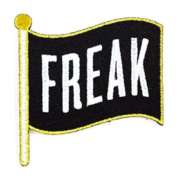 These Are Things Airsoft Morale Patch 1 These Are Things Freak Flag Embroidered Iron On or Sew On Patch