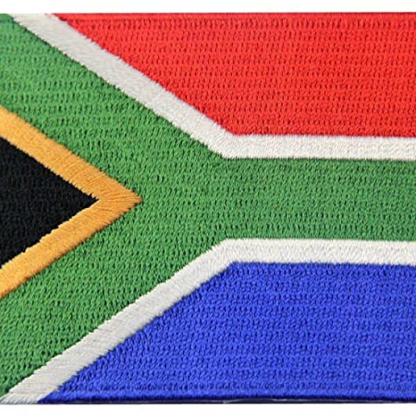 EmbTao Airsoft Morale Patch 2 South Africa Flag Embroidered African Emblem Iron On Sew On National Patch