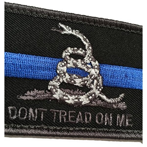 Stevens Tactical Shop Airsoft Morale Patch 2 Subdued Gadsden Thin Blue Line Tactical Morale Patch