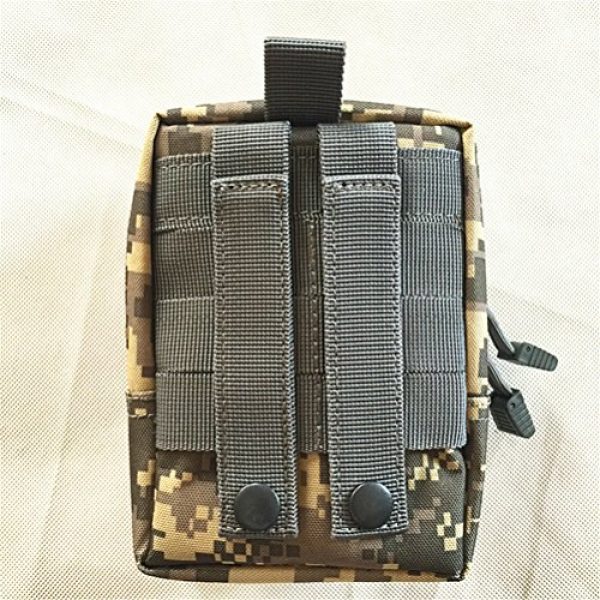 Saumota Tactical Pouch 1 Saumota Mini Molle Nylon Utility First Aid Bag Waist Bag Tactical Pack-ACU Camouflage