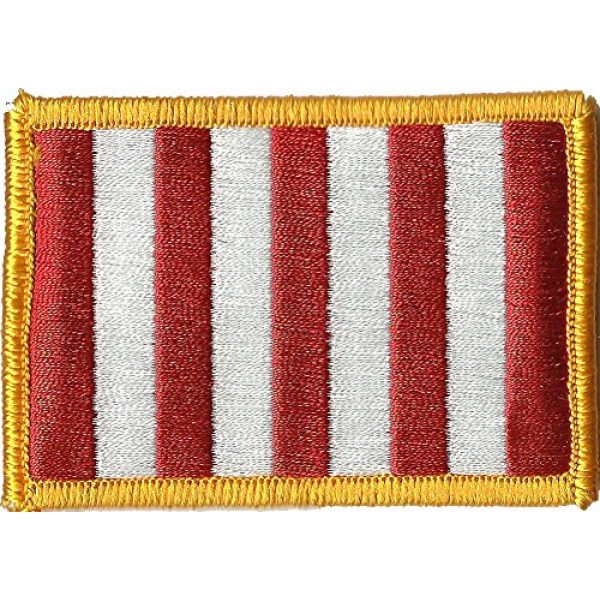 Gadsden and Culpeper Airsoft Morale Patch 1 Rebellious Stripes - Sons of Liberty Tactical Patch 2"x3"