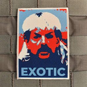 Violent Little Machine Shop Airsoft Morale Patch 1 Violent Little"Hope" Tiger King Joe Exotic Embroidered Morale Patch Velcro