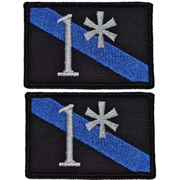 ODSP Airsoft Morale Patch 7 1 One Ass to Risk Thin Blue Line Sheepdog 2x3 Morale Patch
