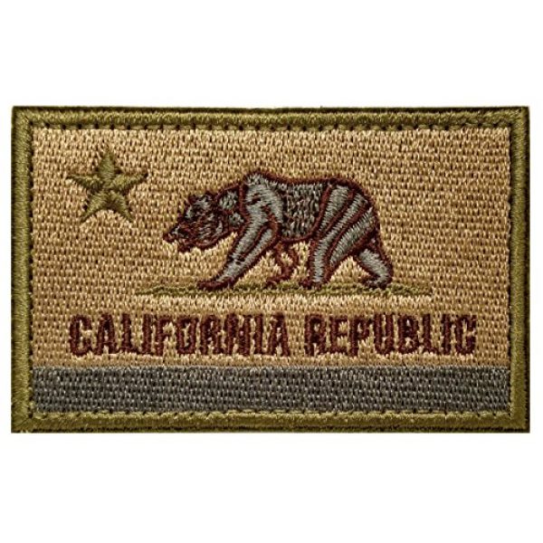 WZT Airsoft Morale Patch 5 WZT 5 pcs California Tactical Patch - Morale Military Patches