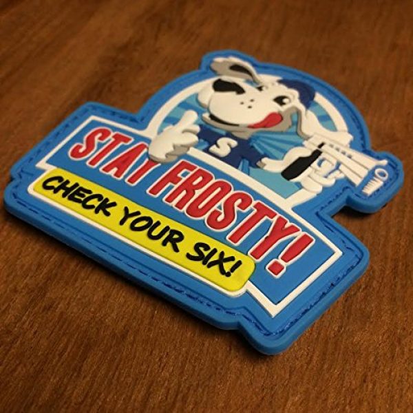 American Sheepdog Airsoft Morale Patch 2 American Sheepdog Stay Frosty Morale Patch
