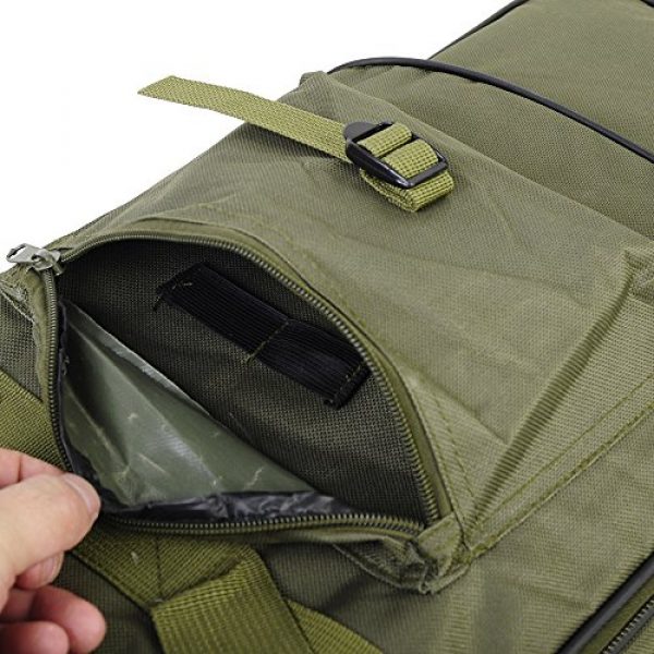 Pvnoocy Tactical Rifle Case 7 Pvnoocy Military Bag 120cm Rifle Tactical Gun Bag Shotgun Handbag with Shoulder Straps Handbag Shot Gun Rifles Hunting Carry Gun Case