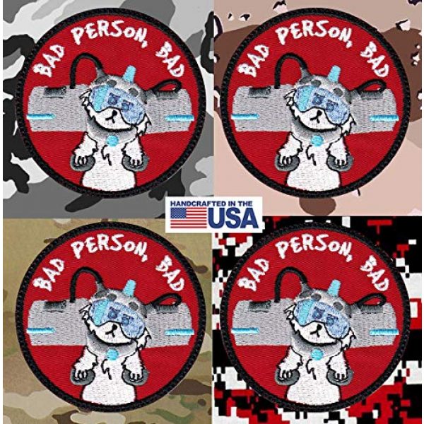 Tactical Patch Works Airsoft Morale Patch 4 Rick And Morty Snuffles Snowball Dog Inspired Art Patch