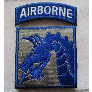 Embroidered Patch Airsoft Morale Patch 1 WW2 18th XVIII Airborne Corps 3D Tactical Patch Military Embroidered Morale Tags Badge Embroidered Patch DIY Applique Shoulder Patch Embroidery Gift Patch