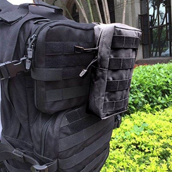 Owlike Tactical Pouch 6 Owlike 2 Pack Tactical Molle Pouches Attachment Bag Pocket Organizer for Tactical Vest Gear Waist Backpack, Water-Resistant EDC Pouch Molle Organizer for Camping Hiking and Traveling
