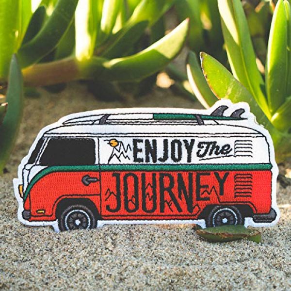 Asilda Airsoft Morale Patch 7 Asilda Embroidered Sew or Iron-on Patch (Enjoy The Journey)