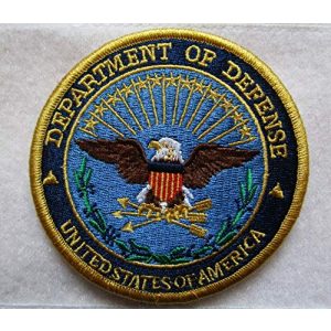 Embroidered Patch Airsoft Morale Patch 1 DOD Department of Defense Official 3D Tactical Patch Military Embroidered Morale Tags Badge Embroidered Patch DIY Applique Shoulder Patch Embroidery Gift Patch