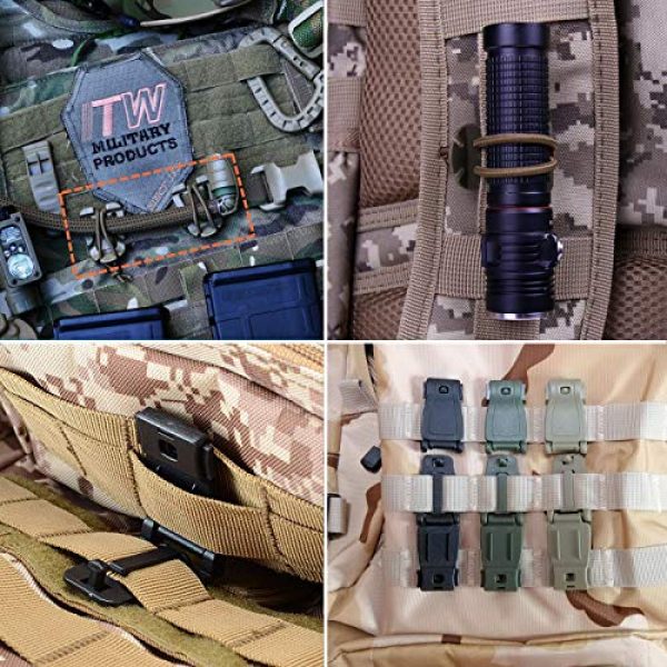 Aoutacc Tactical Pouch 4 Tactical Fanny Pack Military Waist Bag Pack Sling Bag Range Bag Utility EDC Hip Bag with Adjustable Strap for Outdoor Sports Jogging Walking Hiking Cycling