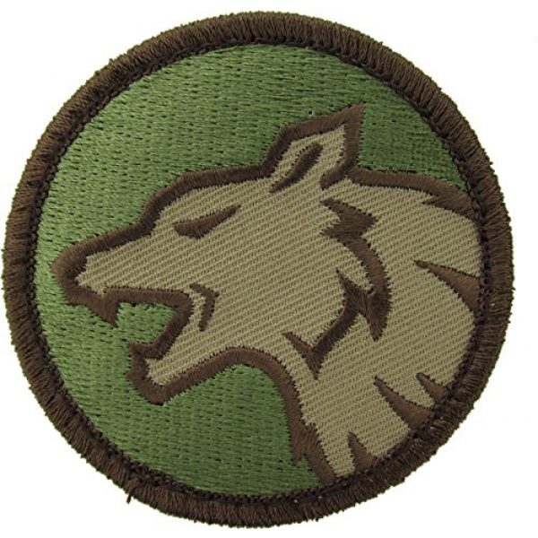 MilSpec Monkey Airsoft Morale Patch 1 Wolf Head Morale Patch (Multicam (OCP))