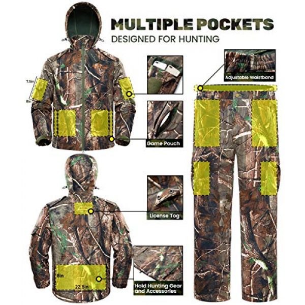 NEW VIEW Tactical Shirt 4 NEW VIEW Upgraded Hunting Clothes for Men,Silent Water Resistant Hunting Suits,Hunting Jacket and Pants