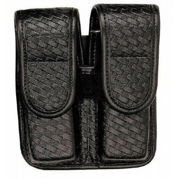 Bianchi AccuMold Tactical Pouch 1 Bianchi AccuMold Elite 7902 Double Magazine Pouch - Plain Finish with Chrome Snap - 25334 - Beretta 92/96F Centurion, 92F, 96F