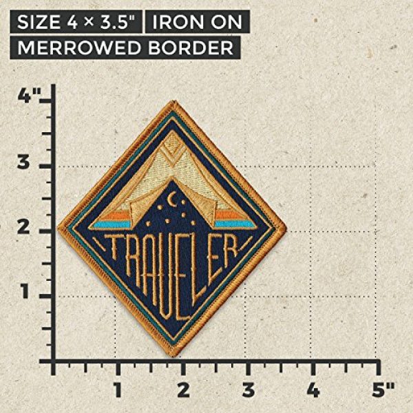 Asilda Airsoft Morale Patch 2 Asilda Embroidered Sew or Iron-on Patch (Traveler)