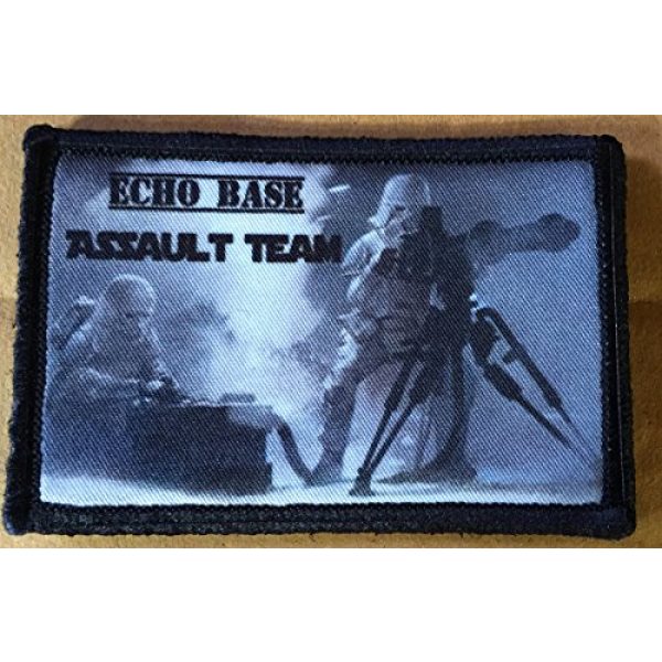 RedheadedTshirts Airsoft Morale Patch 2 Star Wars Stormtrooper Echo Base Assault Team Morale Patch. Perfect for your Tactical Military Army Gear, Backpack, Operator Baseball Cap, Plate Carrier or Vest. 2x3" Patch. Made in the USA