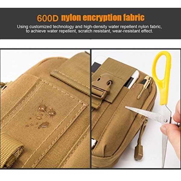 Finesdear Tactical Pouch 4 Finesdear Tactical Molle EDC Pouch Compact Multipurpose Utility Gadget Belt Bag Military Waist Bag Packs Camping Hiking Gear Bag