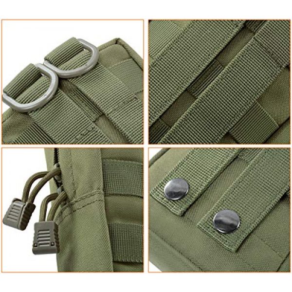 Aoutacc Tactical Pouch 6 2 Pack Tactical Modular Molle Pouches, Compact Small Utility Pouch EDC Waist Bag Pouch