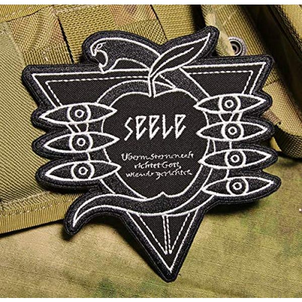 Embroidered Patch Airsoft Morale Patch 1 Evangelion Seele 3D Tactical Patch Military Embroidered Morale Tags Badge Embroidered Patch DIY Applique Shoulder Patch Embroidery Gift Patch