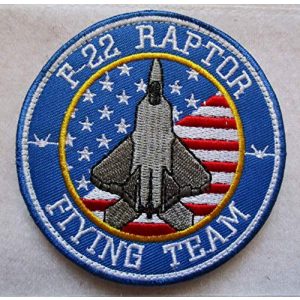 Embroidered Patch Airsoft Morale Patch 1 USAF Air Force F-22 Raptor Demo Team 3D Tactical Patch Military Embroidered Morale Tags Badge Embroidered Patch DIY Applique Shoulder Patch Embroidery Gift Patch