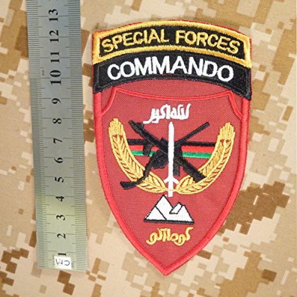 LEGEEON Airsoft Morale Patch 4 LEGEEON Afghanistan Special Forces Commando MARSOC ANASF ANA Afghan Army Hook&Loop Patch