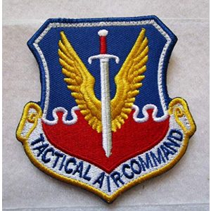 Embroidered Patch Airsoft Morale Patch 1 Tactical Air Command USAF TAC Vietnam War Era Sword Wings 3D Tactical Patch Military Embroidered Morale Tags Badge Embroidered Patch DIY Applique Shoulder Patch Embroidery Gift Patch