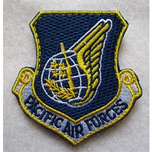 Embroidered Patch Airsoft Morale Patch 1 USAF Pacific AIR Forces PACAF 3D Tactical Patch Military Embroidered Morale Tags Badge Embroidered Patch DIY Applique Shoulder Patch Embroidery Gift Patch