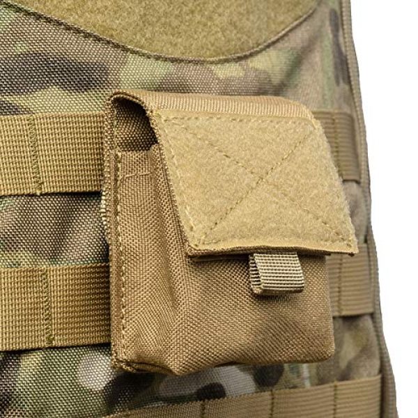 BREEZEY Tactical Pouch 7 BREEZEY EDC Tools Bag, 1000D Nylon Molle Pouch Outdoor Waterproof Accessory Bag Multipurpose Tactical Utility Bag for Hunting Hiking Riding Camping Outdoor Sports